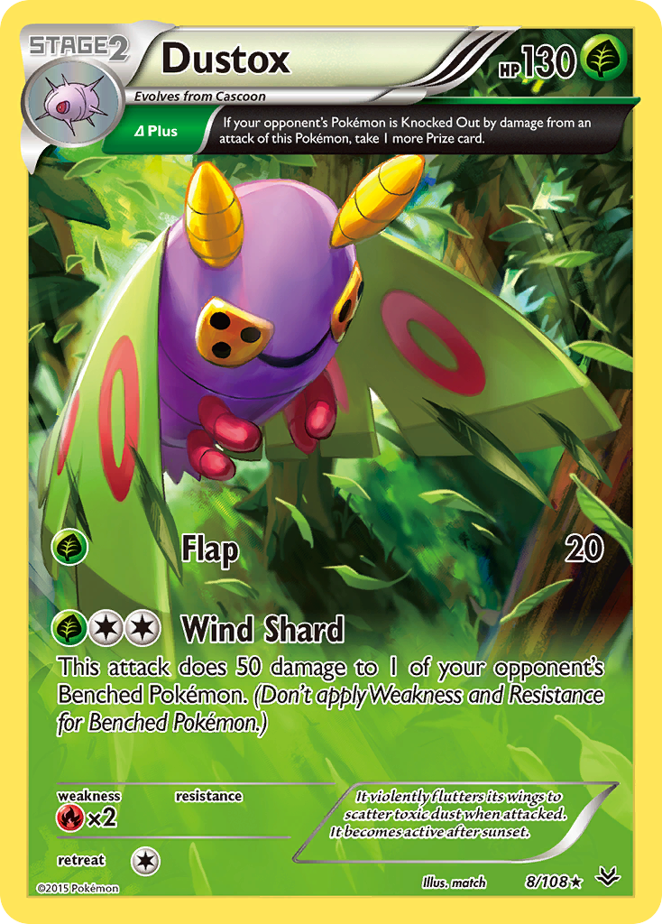 Dustox (8/108) [XY: Roaring Skies] | All Aboard Games