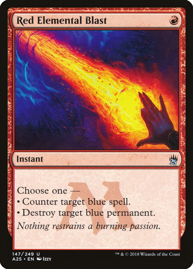 Red Elemental Blast [Masters 25] | All Aboard Games