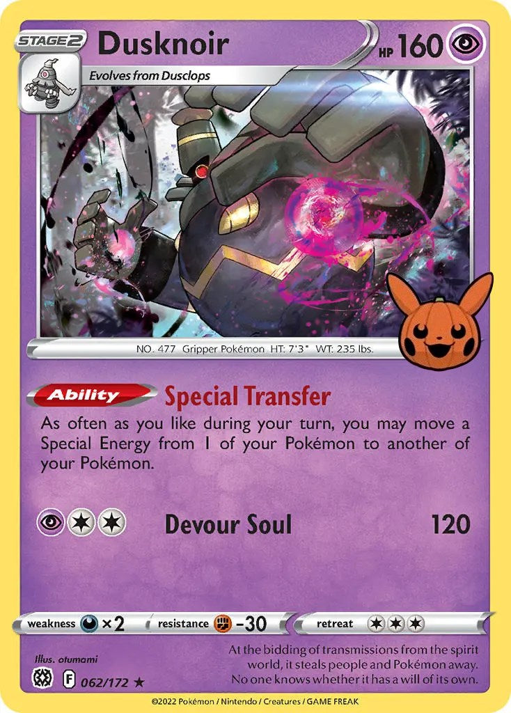 Dusknoir (062/172) [Trick or Trade] | All Aboard Games