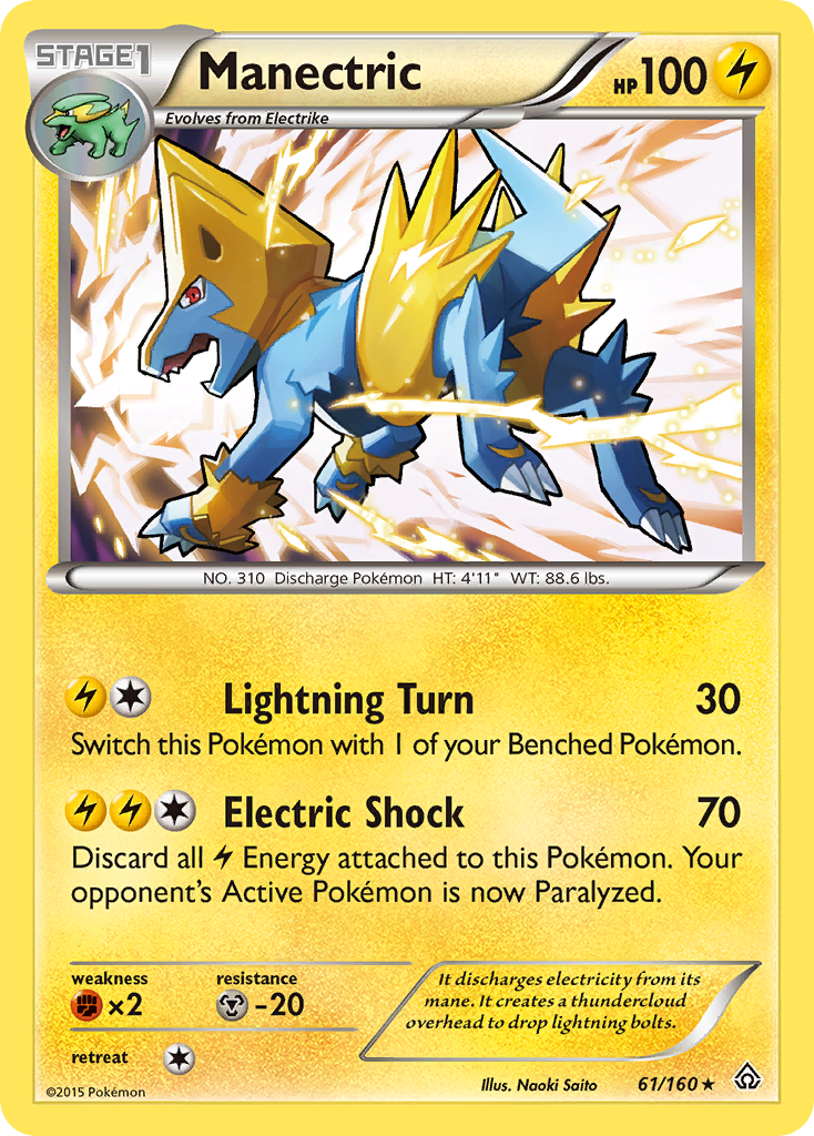 Manectric (61/160) [XY: Primal Clash] | All Aboard Games