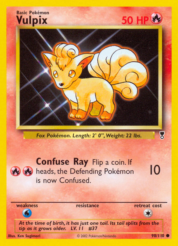 Vulpix (98/110) [Legendary Collection] | All Aboard Games