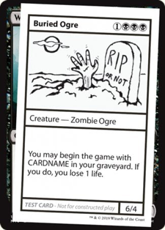 Buried Ogre (2021 Edition) [Mystery Booster Playtest Cards] | All Aboard Games