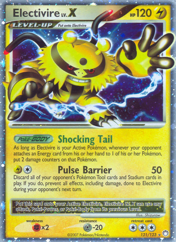 Electivire LV.X (121/123) [Diamond & Pearl: Mysterious Treasures] | All Aboard Games