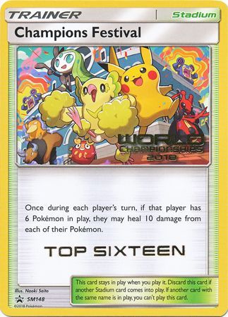 Champions Festival(SM148) (2018 Top Sixteen) [Sun & Moon: Black Star Promos] | All Aboard Games