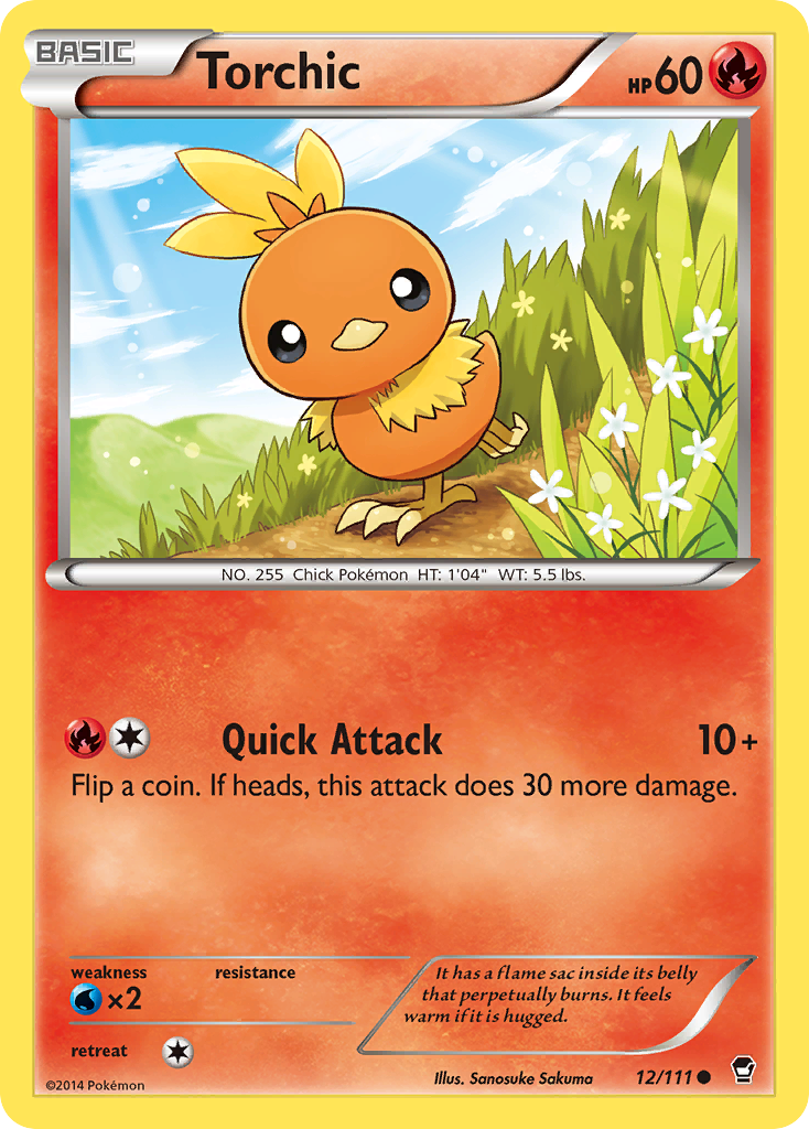 Torchic (12/111) [XY: Furious Fists] | All Aboard Games