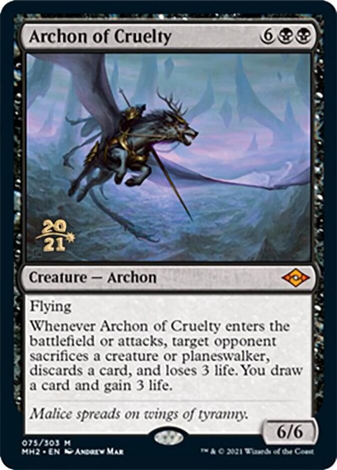 Archon of Cruelty [Modern Horizons 2 Prerelease Promos] | All Aboard Games