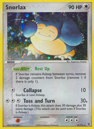 Snorlax (15/112) [EX: FireRed & LeafGreen] | All Aboard Games