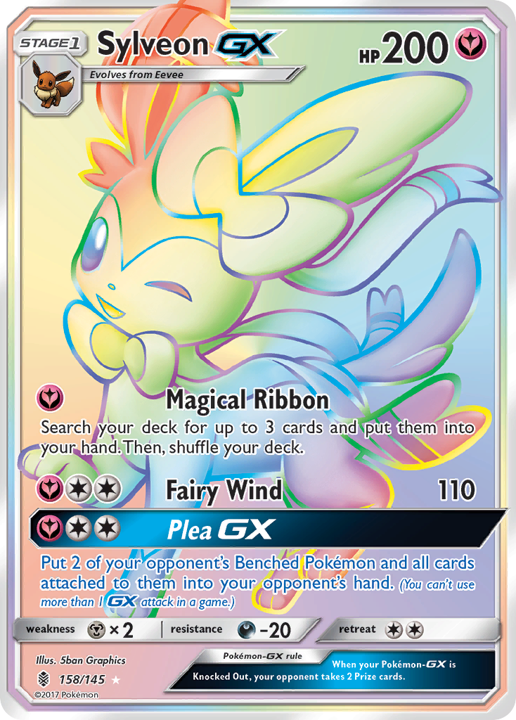 Sylveon GX (158/145) [Sun & Moon: Guardians Rising] | All Aboard Games