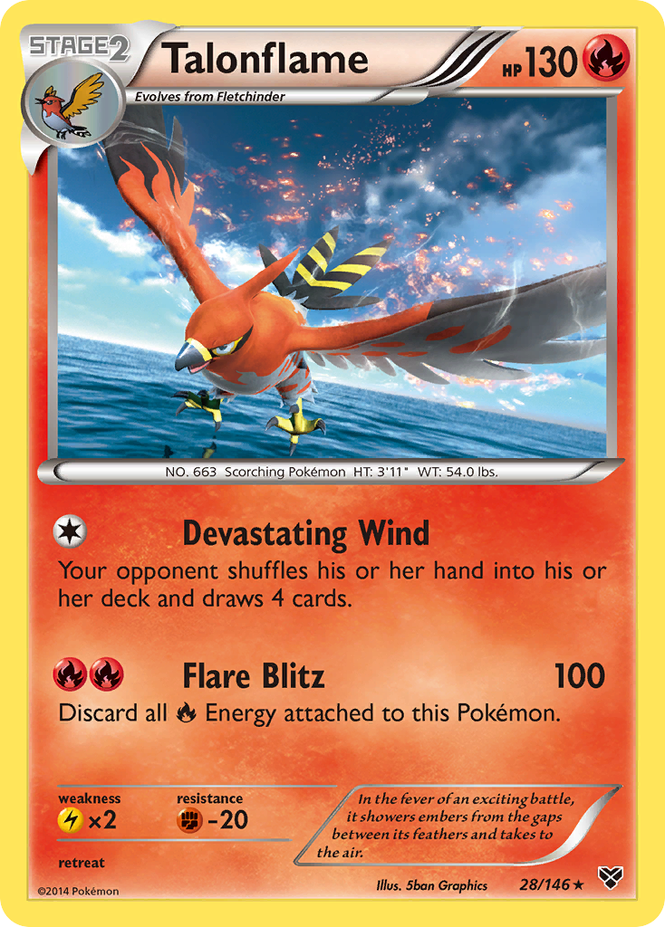 Talonflame (28/146) [XY: Base Set] | All Aboard Games