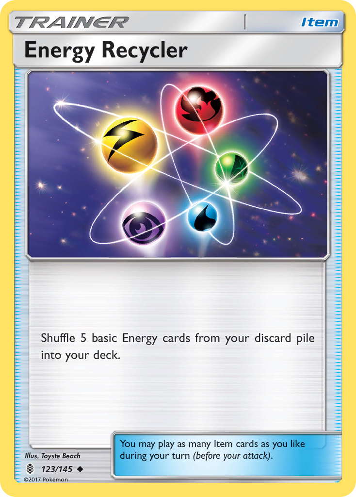Energy Recycler (123/145) [Sun & Moon: Guardians Rising] | All Aboard Games