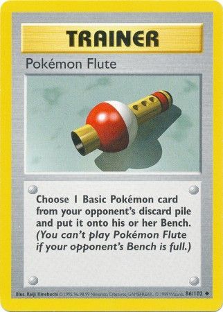 Pokemon Flute (86/102) [Base Set Shadowless Unlimited] | All Aboard Games