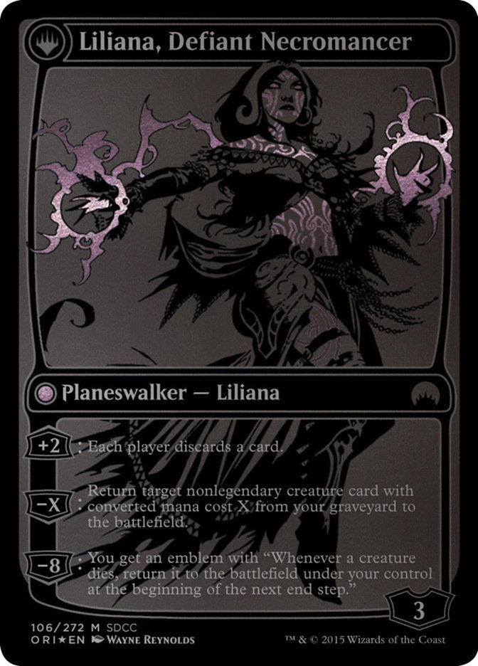 Liliana, Heretical Healer // Liliana, Defiant Necromancer [San Diego Comic-Con 2015] | All Aboard Games
