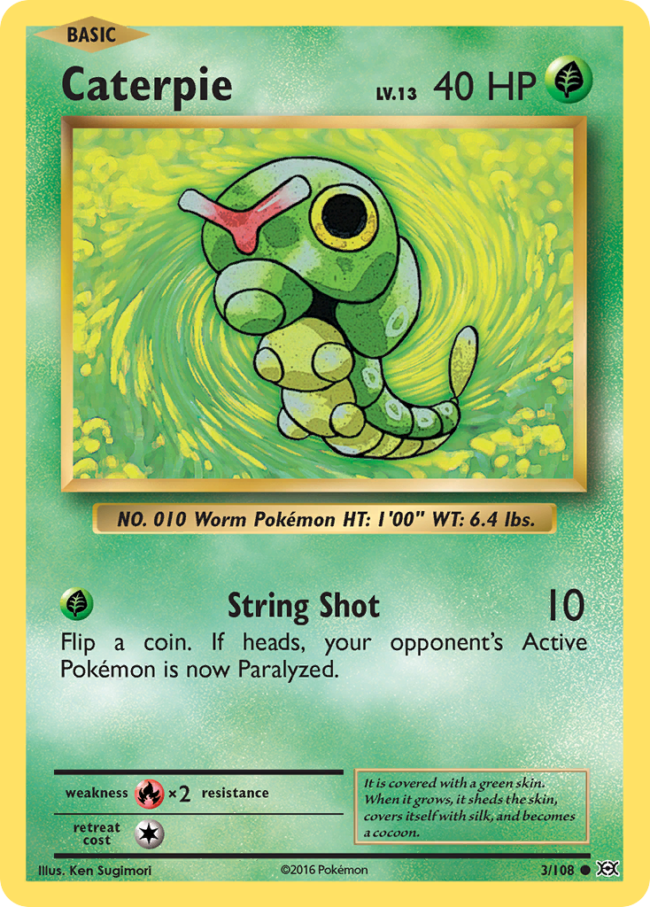 Caterpie (3/108) [XY: Evolutions] | All Aboard Games