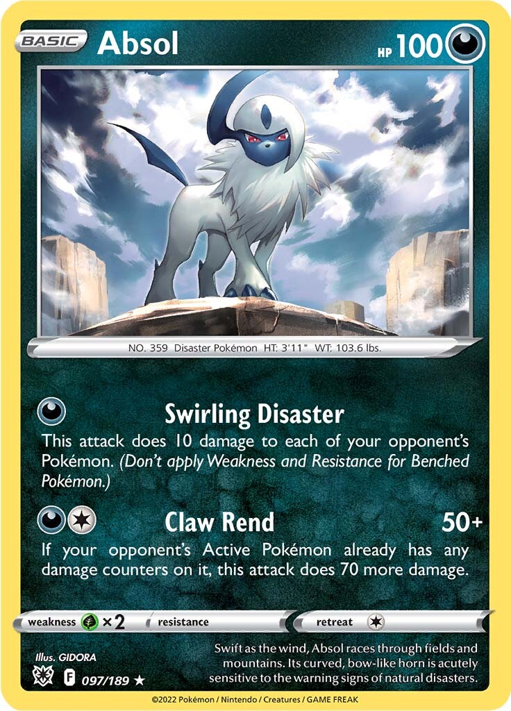 Absol (097/189) (Theme Deck Exclusive) [Sword & Shield: Astral Radiance] | All Aboard Games