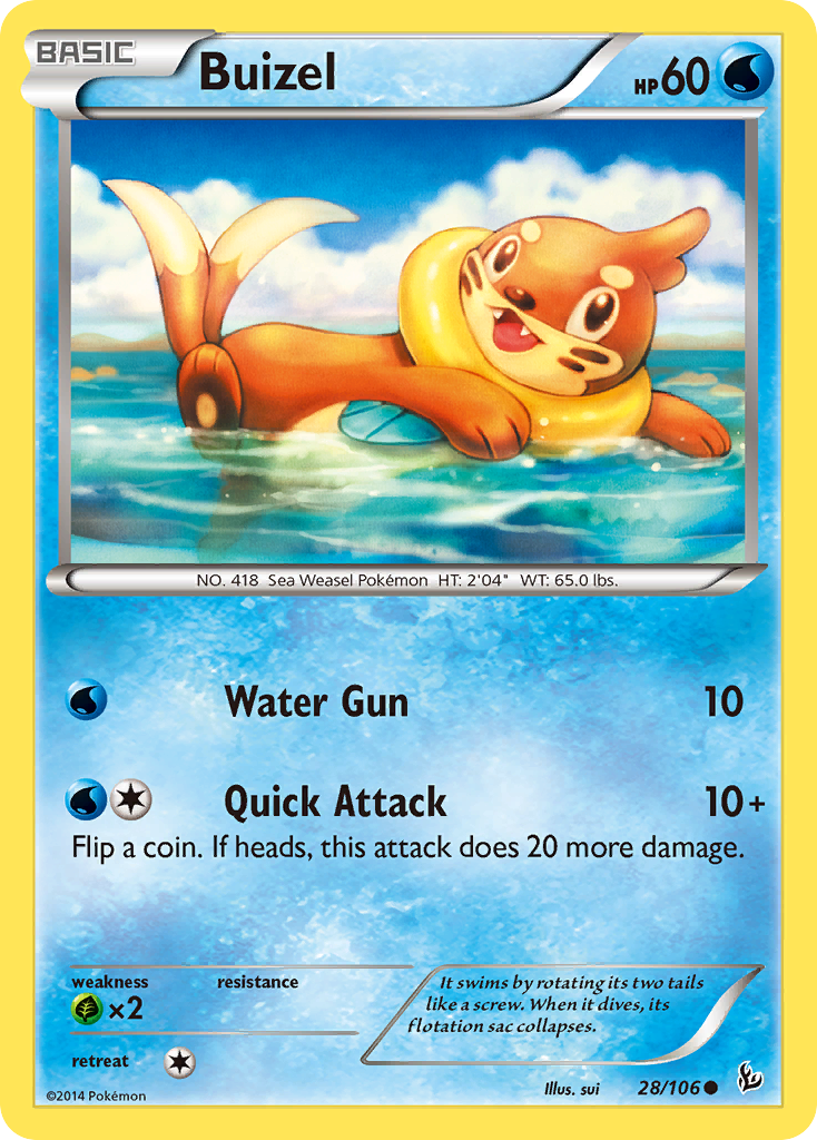 Buizel (28/106) [XY: Flashfire] | All Aboard Games