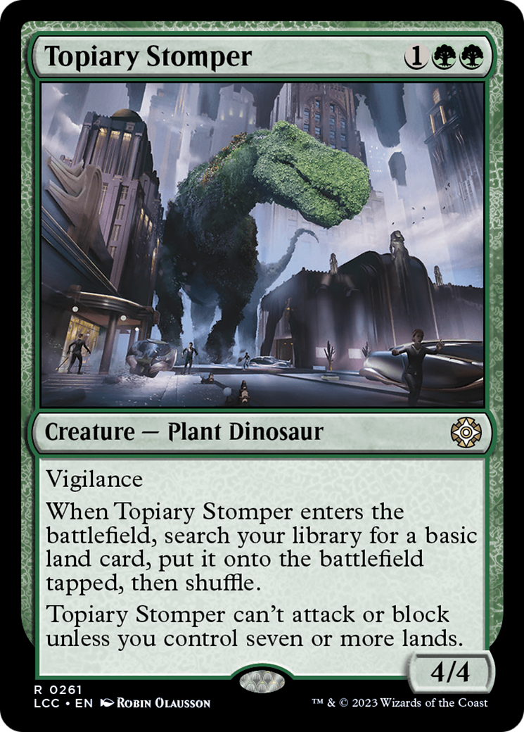 Topiary Stomper [The Lost Caverns of Ixalan Commander] | All Aboard Games