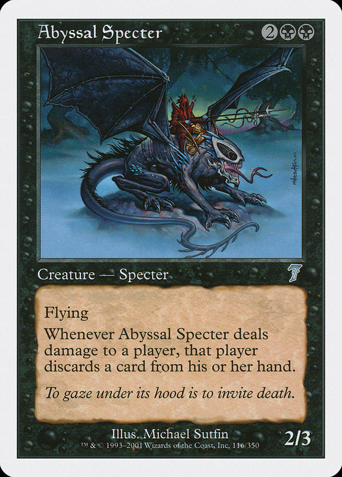 Abyssal Specter [Seventh Edition] | All Aboard Games