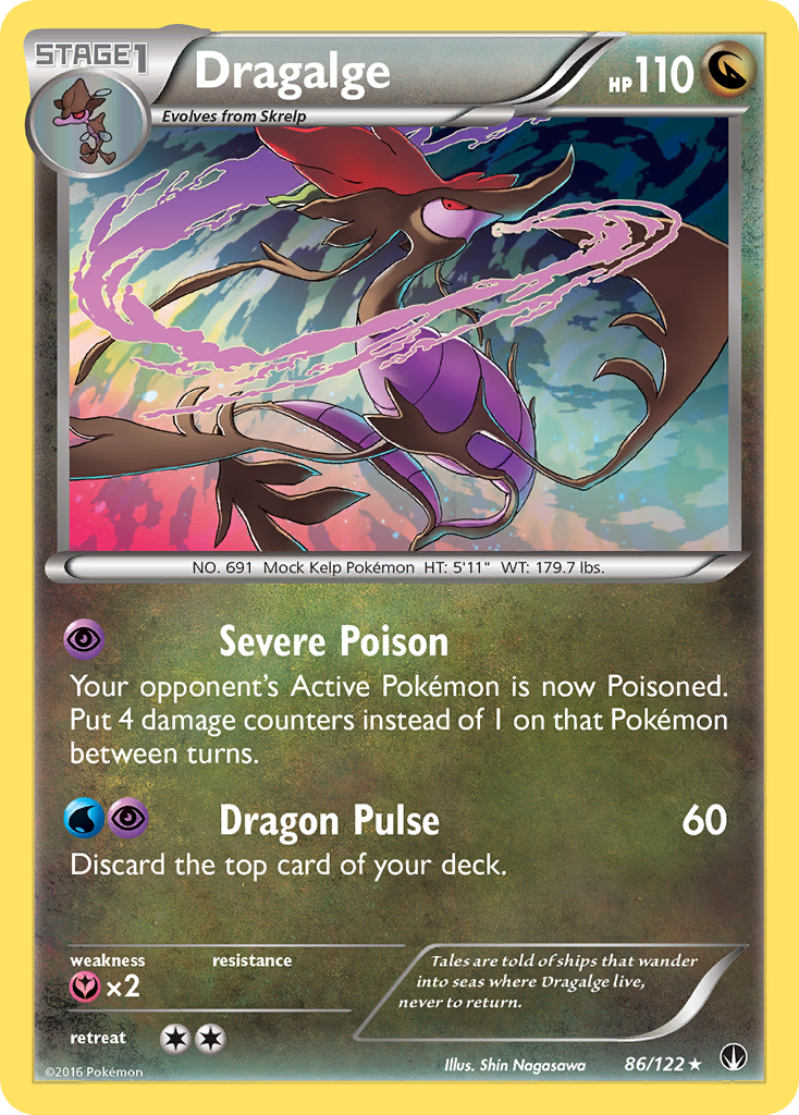 Dragalge (86/122) [XY: BREAKpoint] | All Aboard Games