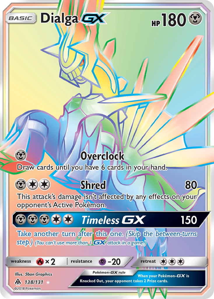 Dialga GX (138/131) [Sun & Moon: Forbidden Light] | All Aboard Games