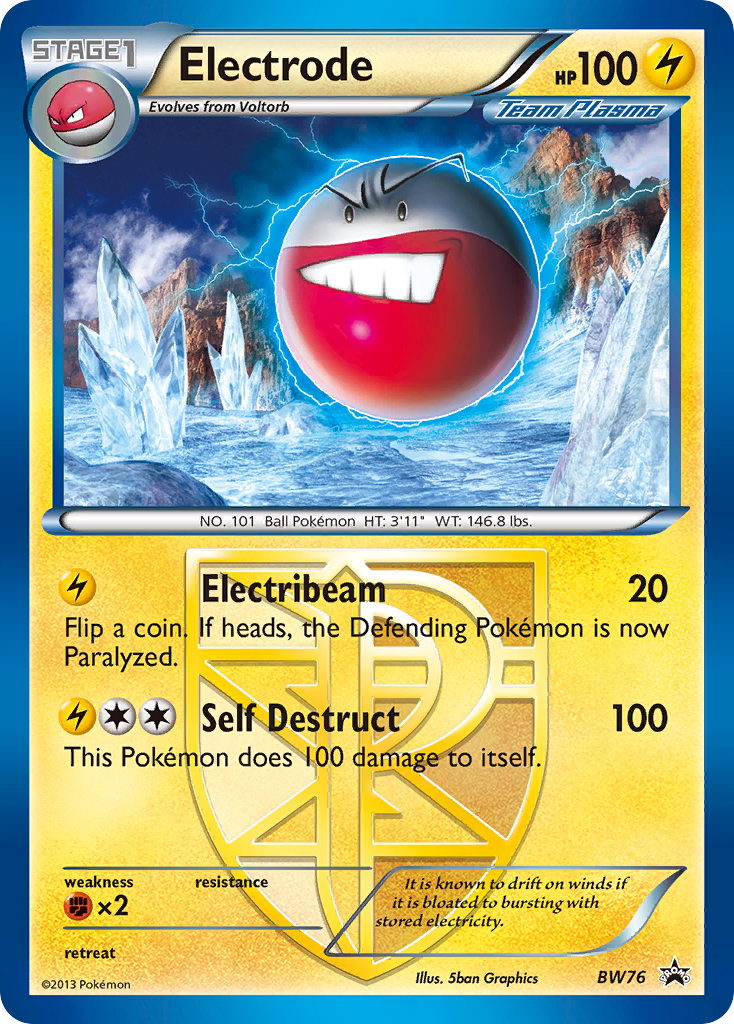 Electrode (BW76) [Black & White: Black Star Promos] | All Aboard Games