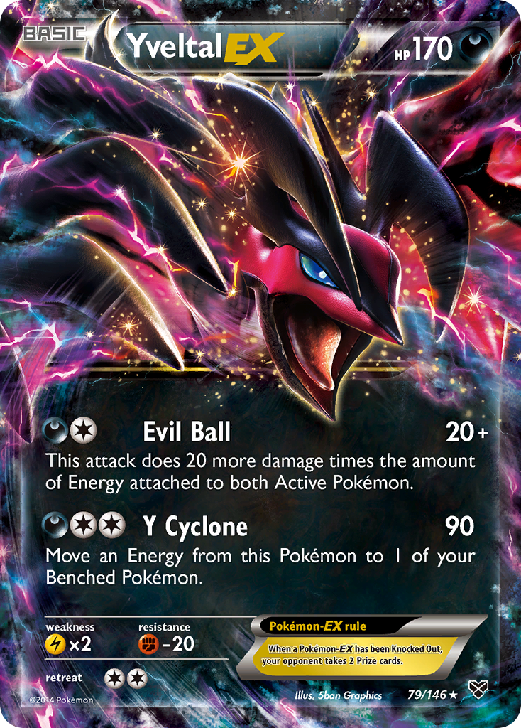 Yveltal EX (79/146) [XY: Base Set] | All Aboard Games