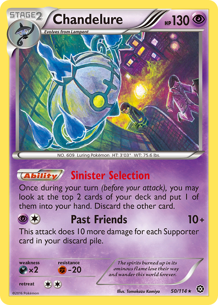 Chandelure (50/114) [XY: Steam Siege] | All Aboard Games