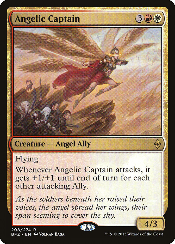 Angelic Captain [Battle for Zendikar] | All Aboard Games