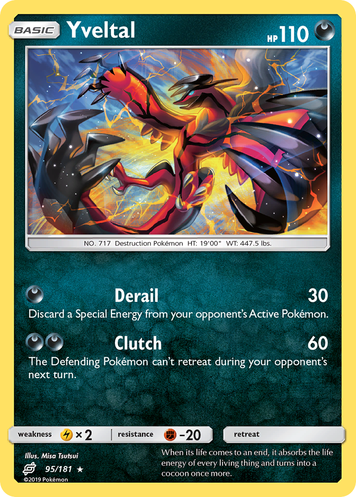 Yveltal (95/181) [Sun & Moon: Team Up] | All Aboard Games