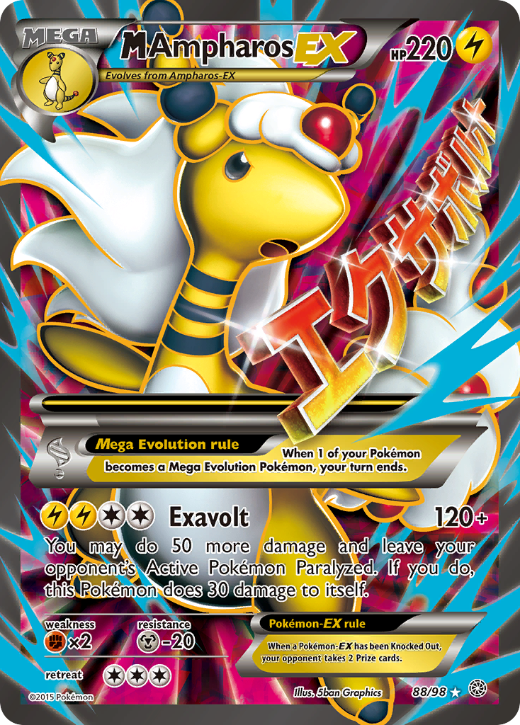 M Ampharos EX (88/98) [XY: Ancient Origins] | All Aboard Games