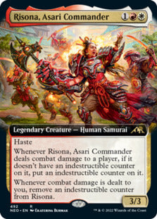 Risona, Asari Commander (Extended) [Kamigawa: Neon Dynasty] | All Aboard Games