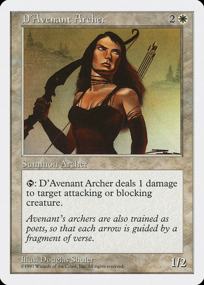 D'Avenant Archer [Fifth Edition] | All Aboard Games