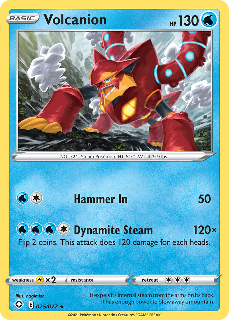 Volcanion (025/072) [Sword & Shield: Shining Fates] | All Aboard Games