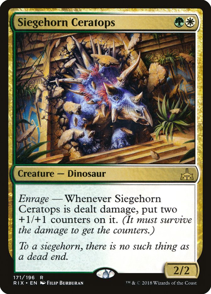 Siegehorn Ceratops [Rivals of Ixalan] | All Aboard Games