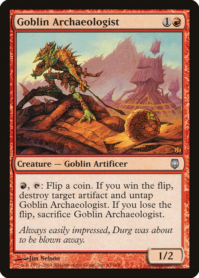 Goblin Archaeologist [Darksteel] | All Aboard Games