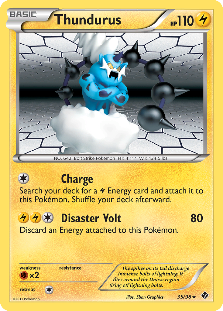 Thundurus (35/98) [Black & White: Emerging Powers] | All Aboard Games