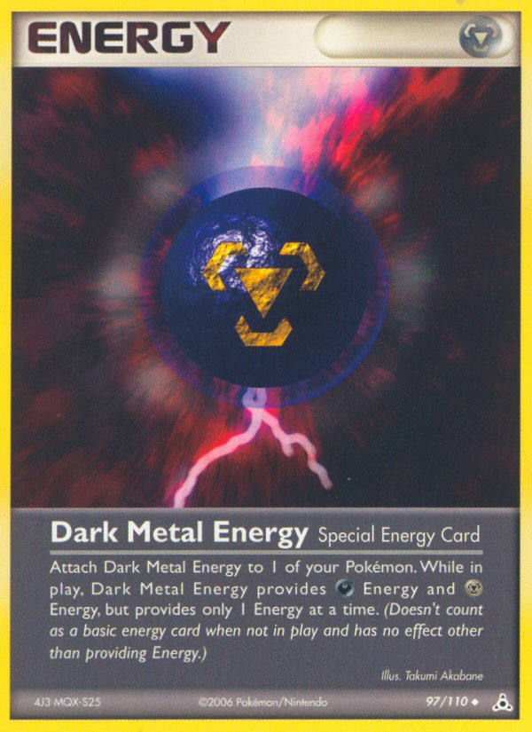 Dark Metal Energy (97/110) [EX: Holon Phantoms] | All Aboard Games