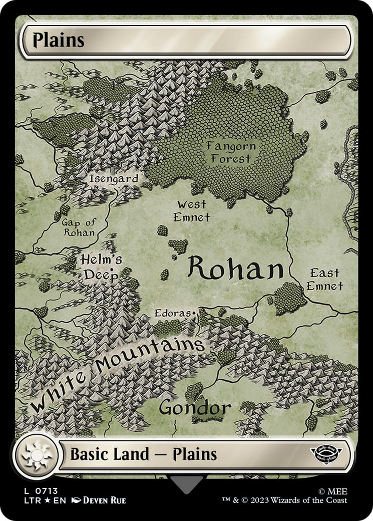 Plains (0713) (Surge Foil) [The Lord of the Rings: Tales of Middle-Earth] | All Aboard Games