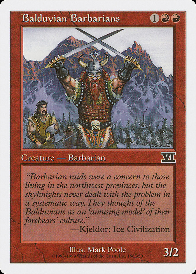 Balduvian Barbarians [Classic Sixth Edition] | All Aboard Games