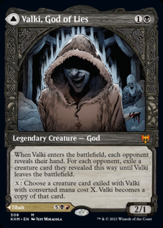 Valki, God of Lies // Tibalt, Cosmic Impostor (Showcase) [Kaldheim] | All Aboard Games