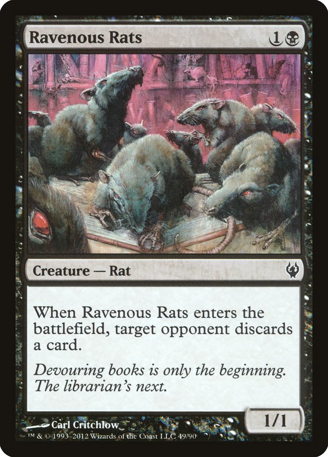 Ravenous Rats [Duel Decks: Izzet vs. Golgari] | All Aboard Games