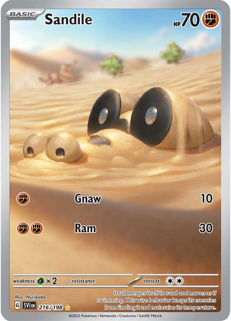 Sandile (216/198) [Scarlet & Violet: Base Set] | All Aboard Games