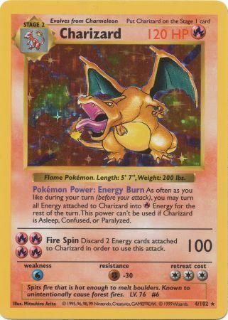 Charizard (4/102) [Base Set Shadowless Unlimited] | All Aboard Games