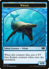 Whale // Zombie (011/036) Double-sided Token [Commander 2014 Tokens] | All Aboard Games