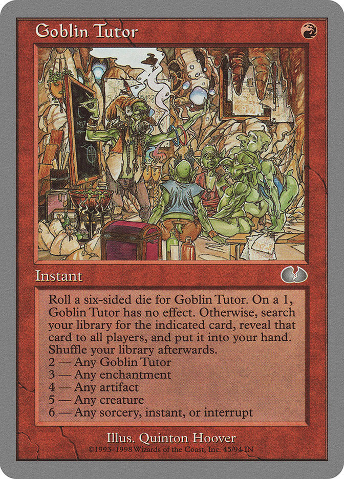Goblin Tutor [Unglued] | All Aboard Games