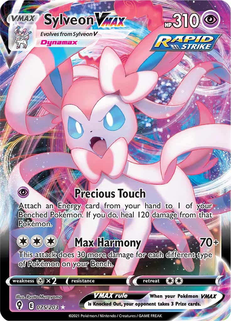 Sylveon VMAX (075/203) [Sword & Shield: Evolving Skies] | All Aboard Games