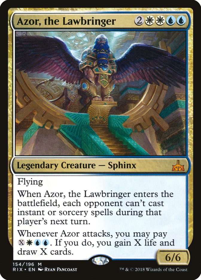 Azor, the Lawbringer [Rivals of Ixalan] | All Aboard Games