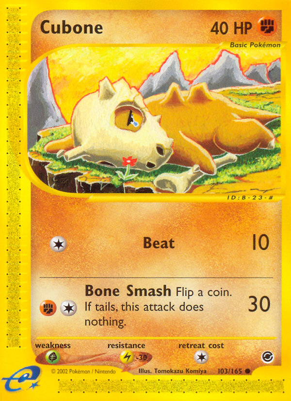 Cubone (103/165) [Expedition: Base Set] | All Aboard Games