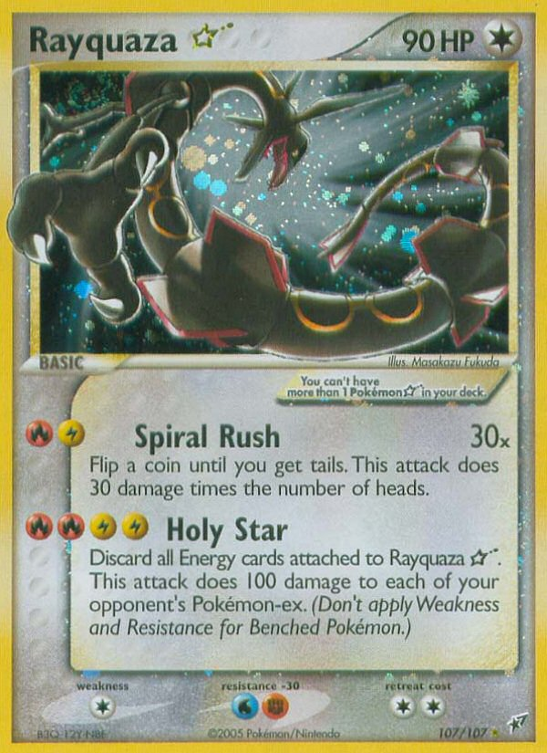 Rayquaza Star (107/107) [EX: Deoxys] | All Aboard Games