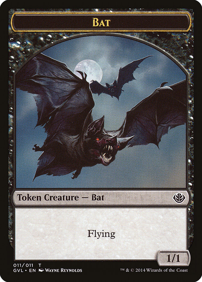 Bat Token (Garruk vs. Liliana) [Duel Decks Anthology Tokens] | All Aboard Games