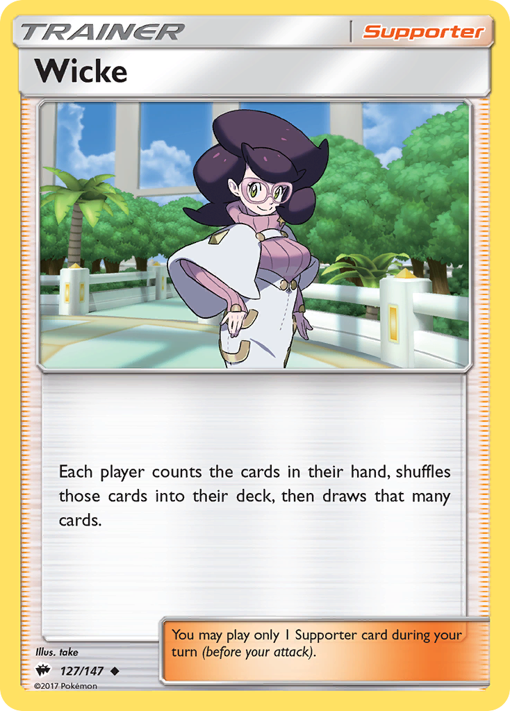 Wicke (127/147) [Sun & Moon: Burning Shadows] | All Aboard Games